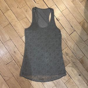 Mesh Lace Tank Sz S